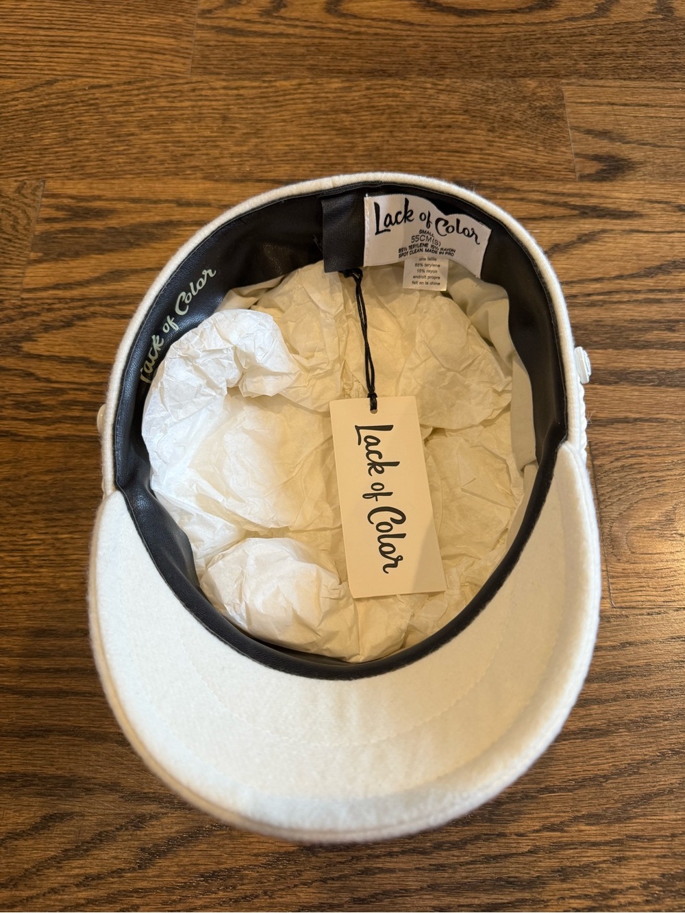 Lack Of Color Cream Embroidered Rope Cap - Picture 2 of 2